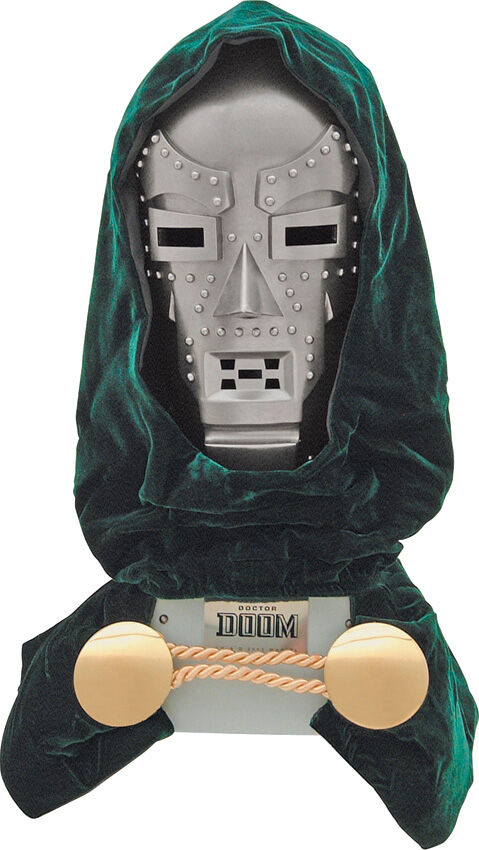 RARE Factory X CAS Doctor Doom Life Size Mask In Box w/ COA Marvel Universe