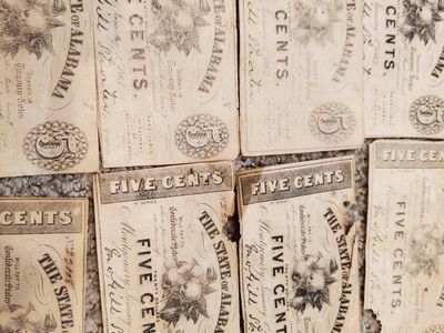 5 cent Alabama Civil War confederate 1963 notes