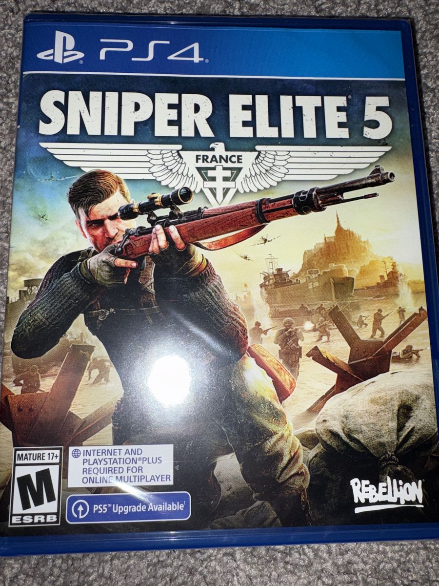PS4 PS5 Game Sniper Elite 5