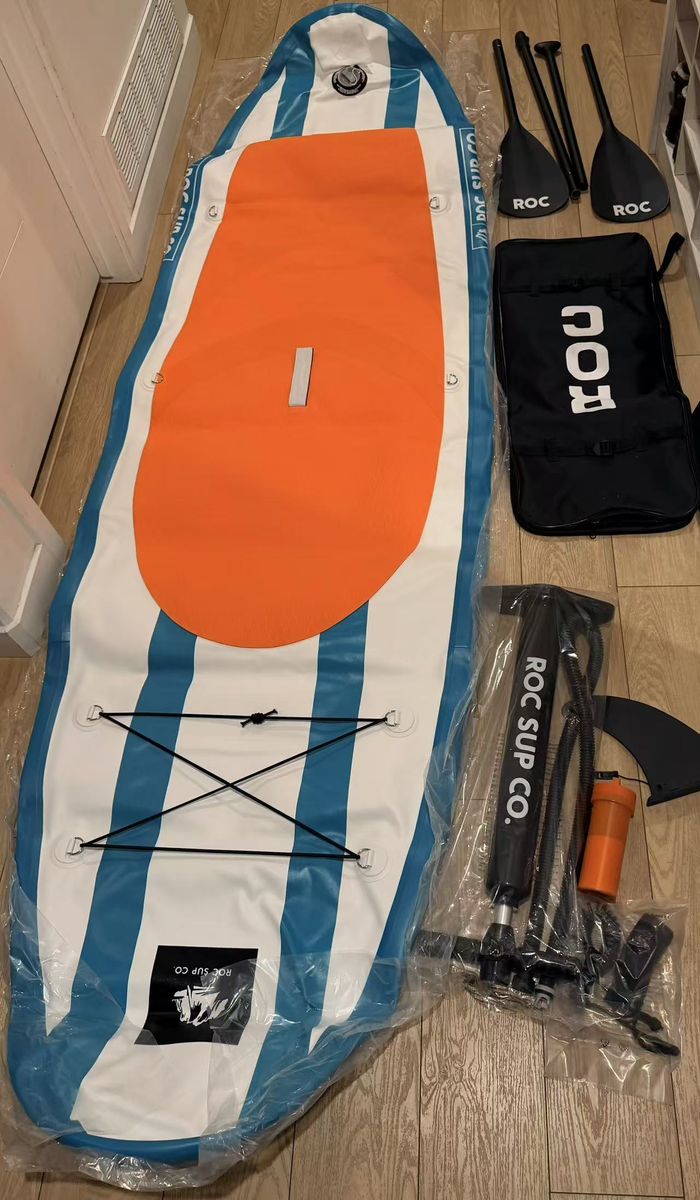 Brand new in box paddle board (come with double side kayak paddle)