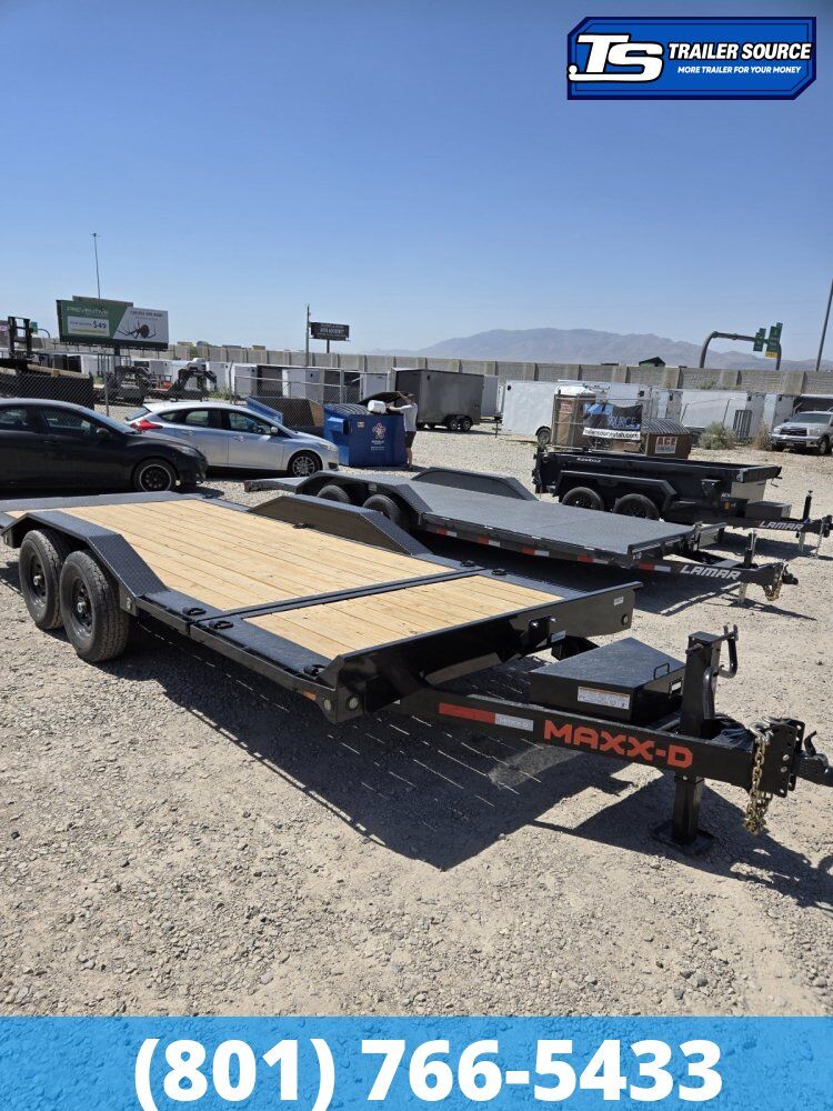 8.5x20 Maxx-D G6X Tilt Trailer - 14K GVWR Torsion Axles, Wide Body w/ Drive Over Fenders