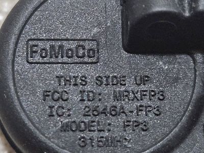2019 Ford F150 TPMS sensors 315 MHZ