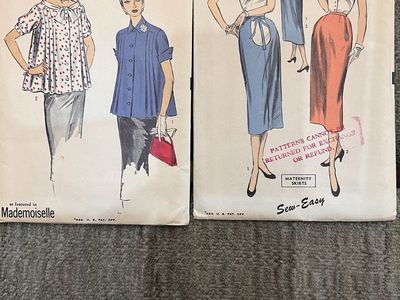 Maternity Vintage Sewing Patterns. 1940s
