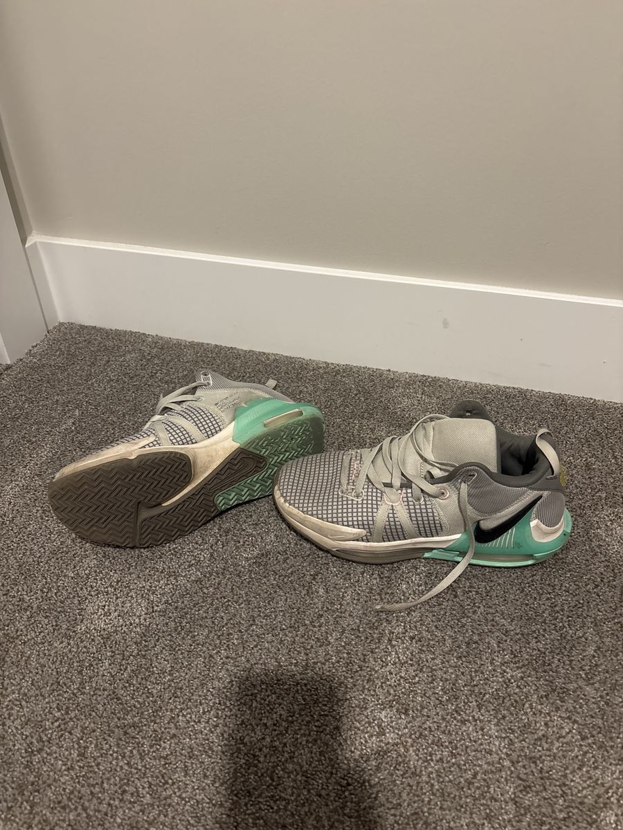 Nike LeBron witness flat pewter mint size 11