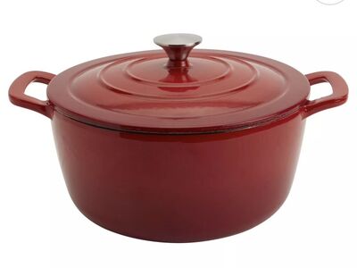 NEW! 5-qt. Enameled Cast Iron Dutch Oven