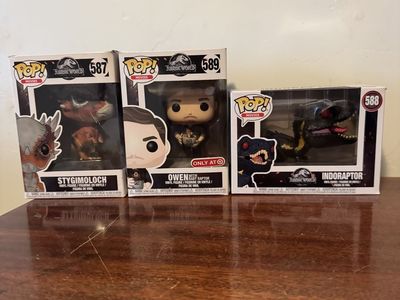 JURASSIC WORLD FUNKO POPS