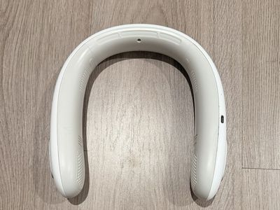 Hands-Free Neck Fan - White, Larger Size, USB Rechargeable, Tested