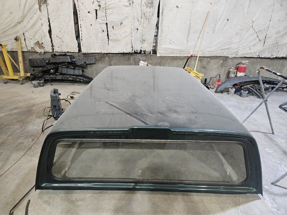LEER Truck Shell/Camper Top - Dark Green - Great Condition f250 long bed or 350 take off 2014