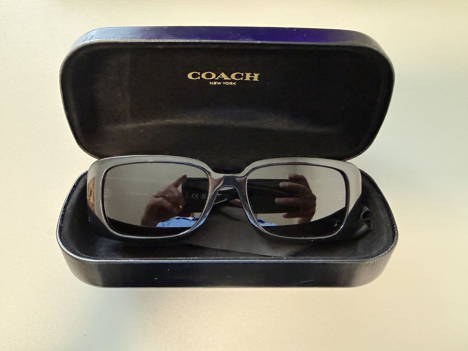 Coach Narrow Rectangle Sunglasses