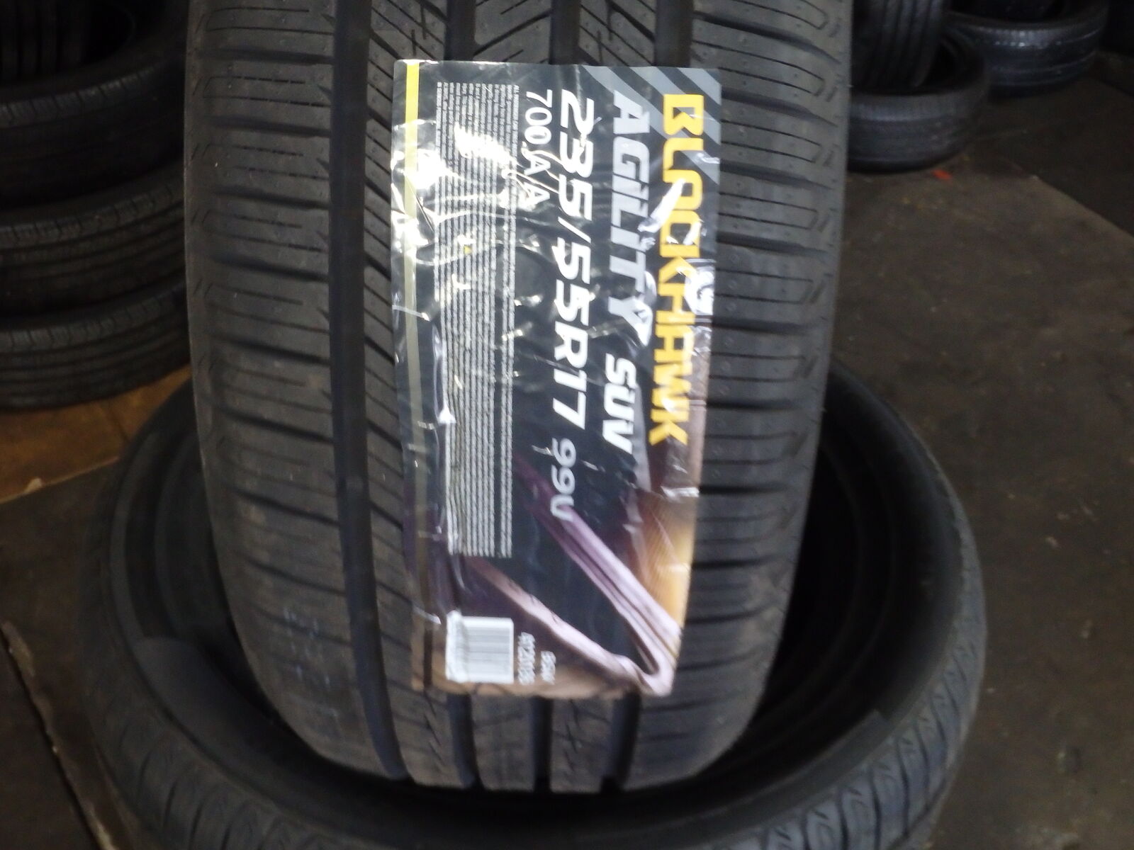 235/55R17 BLACKHAWK AGILITY SUV SET OF NEW TIRES