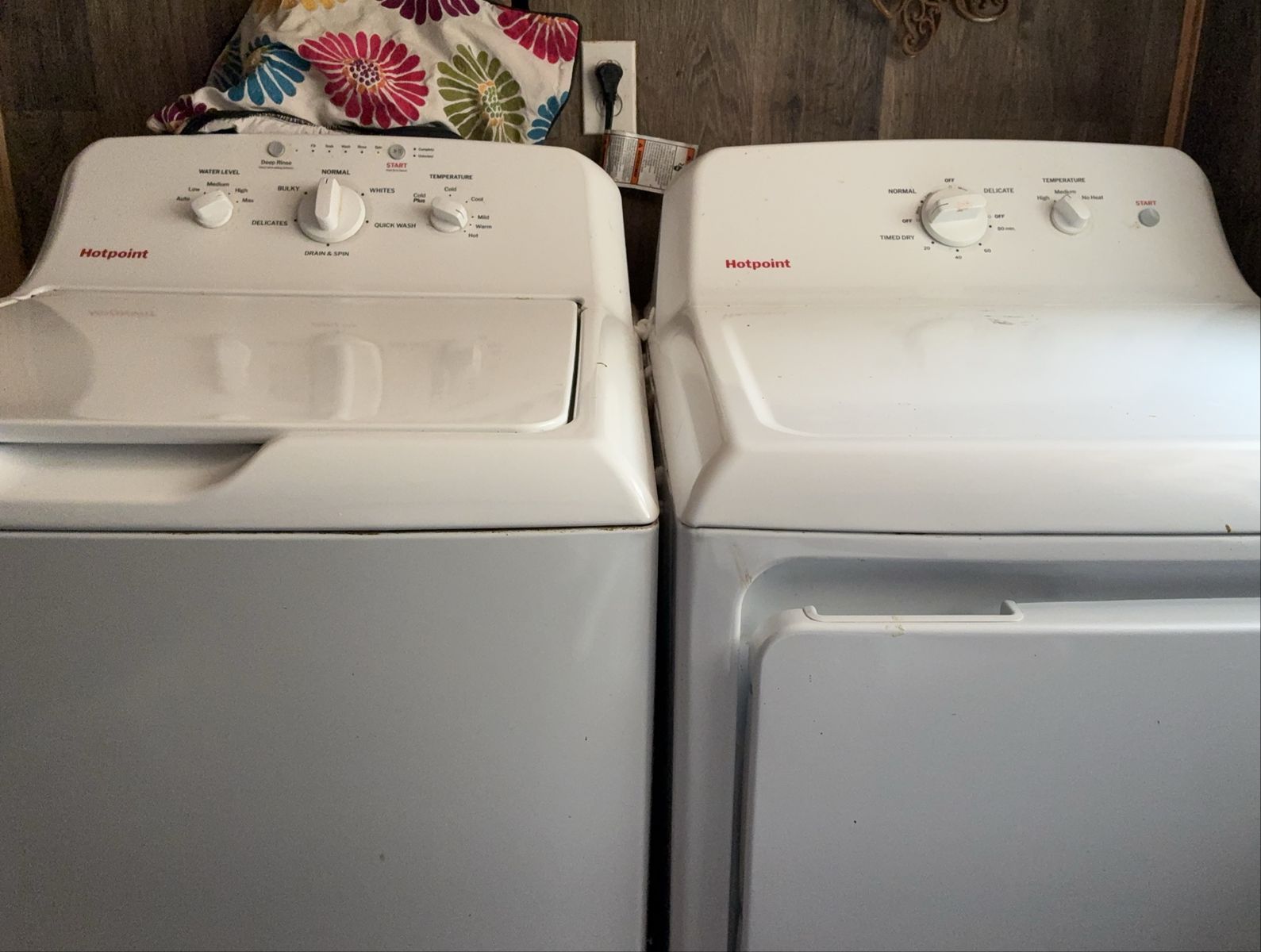 Hot point washer and dryer