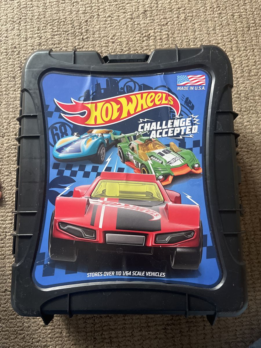 Hot wheels carrying case.