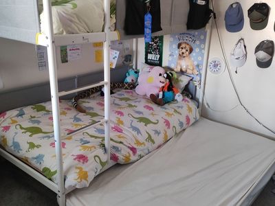Bunk beds plus extra bed