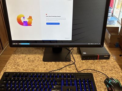 Lenovo ThinkCentre M600 Tiny Mini PC - Intel Pentium J3710, 8GB RAM, 24” 1080P monitor, Keyboard, Mouse