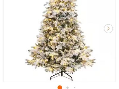 preflocked christmas tree