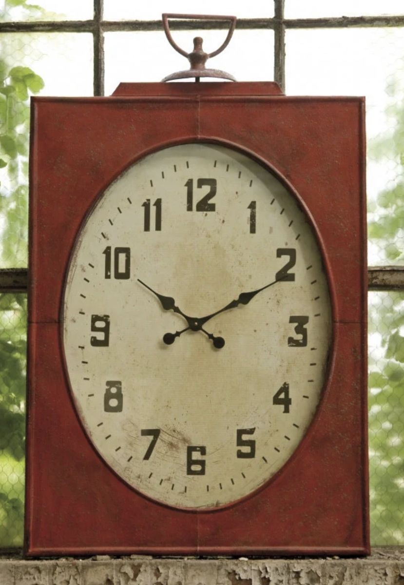 The Vintage Charm Oversized Wall Clock