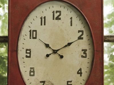 The Vintage Charm Oversized Wall Clock