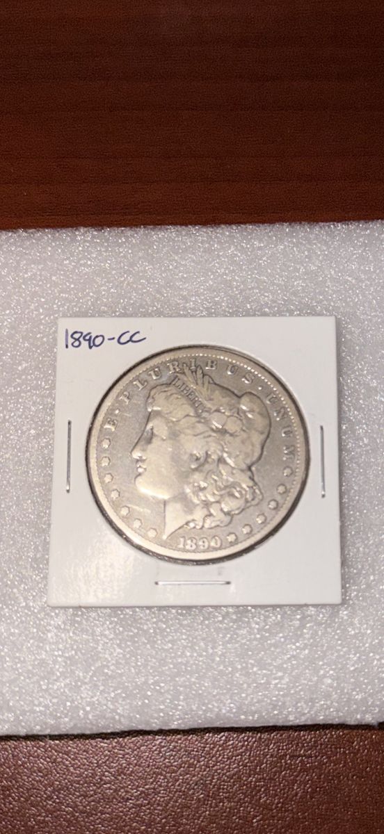 1890, 1891 CC Morgan Silver Dollars