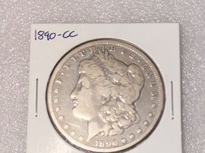 1890, 1891 CC Morgan Silver Dollars