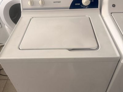 Hotpoint Top Load Washing Machine White Electric
