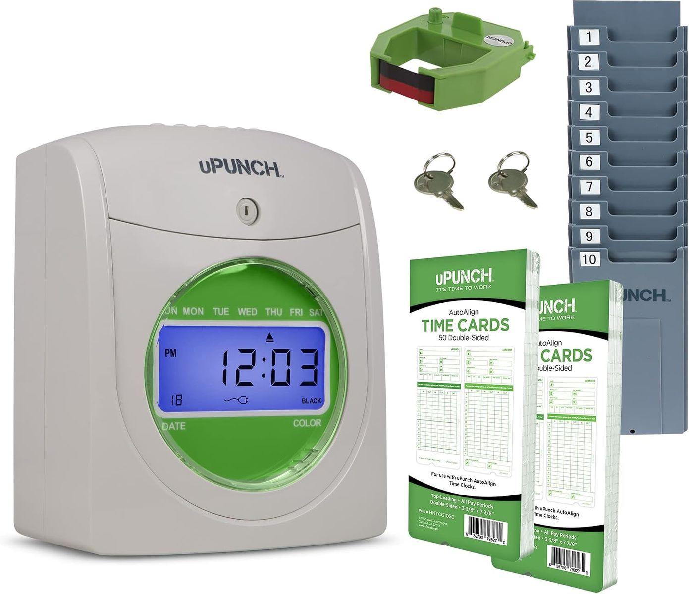 uPunch HN3000 Time Clock Bundle
