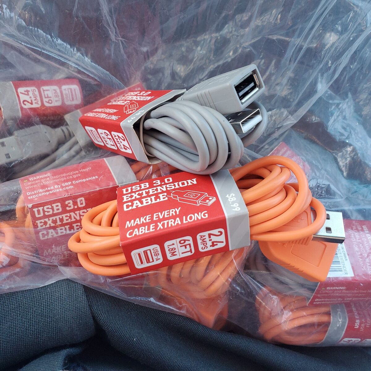 USB 3.0 Extension Cable, Each