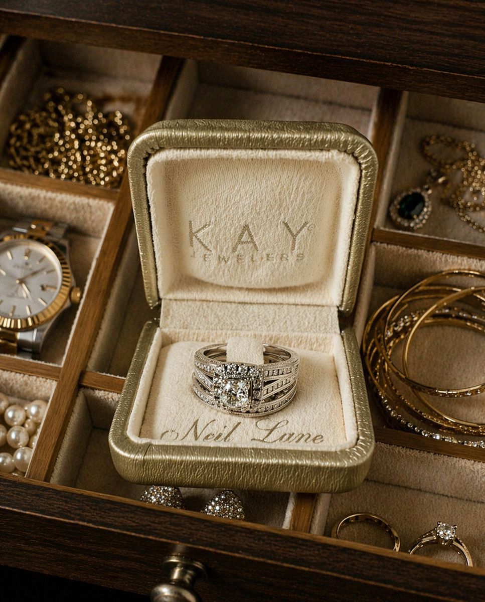 Neil Lane Engagement Ring Set – 1 Carat, Vintage-Inspired