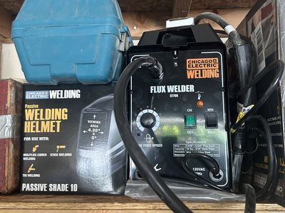 Flux Welder 110 v with helmet