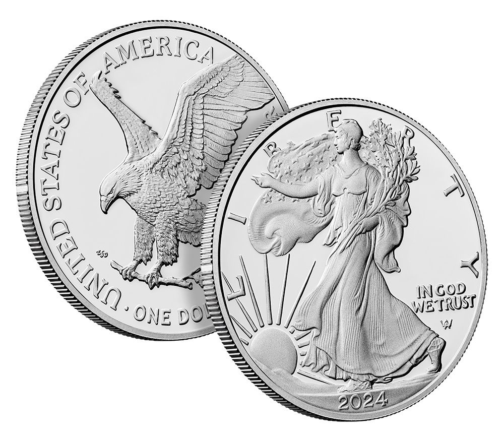 2011 & 2024 American Silver Eagle Coins - Mint Condition