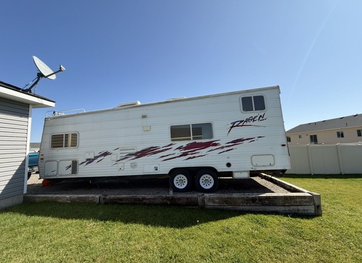 2002 Rage'n 30' Toy Hauler Travel Trailer