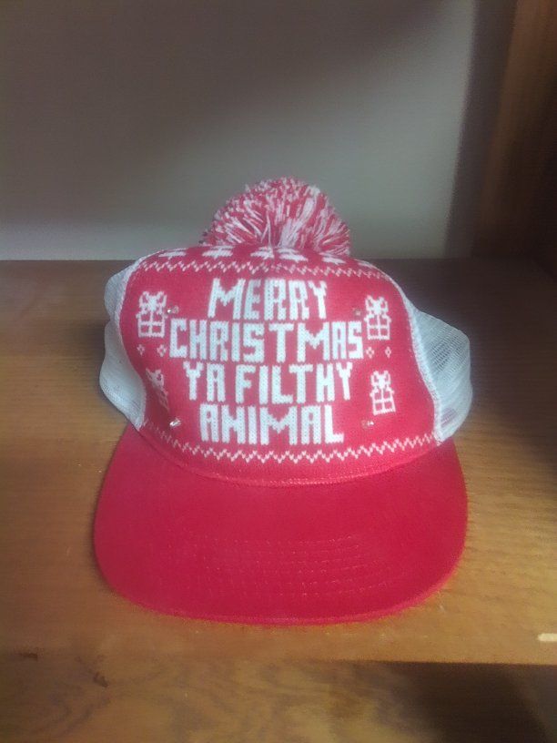 Merry Christmas you filthy animal hat