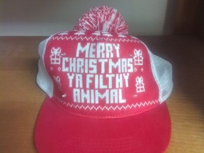 Merry Christmas you filthy animal hat
