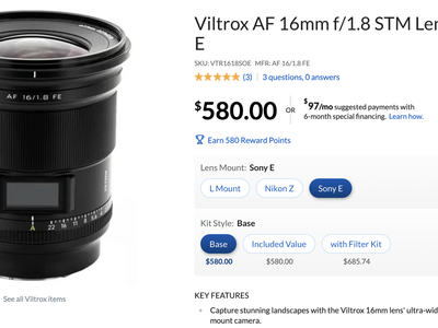 Viltrox AF 16mm f/1.8 STM Lens for Sony E