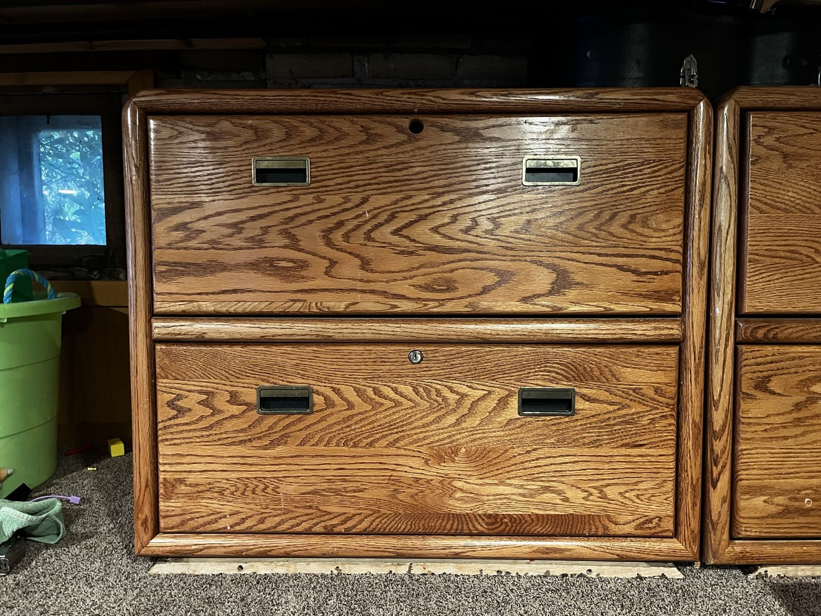 Solid Wood File Cabinet