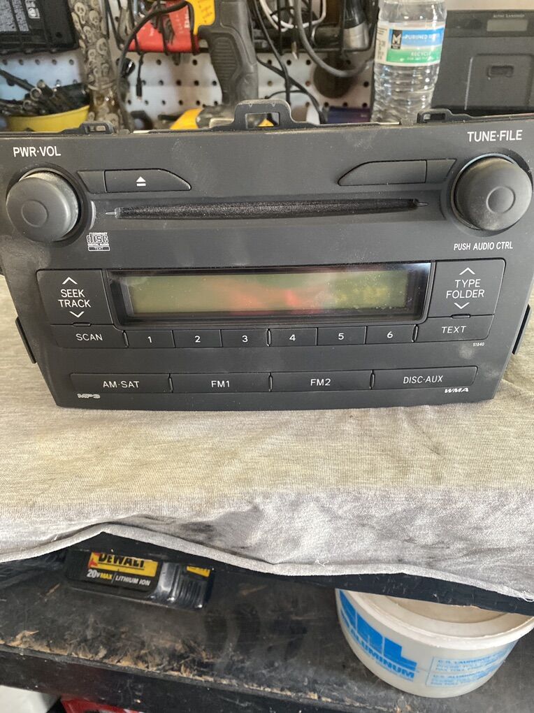 Toyota corolla Radio cD