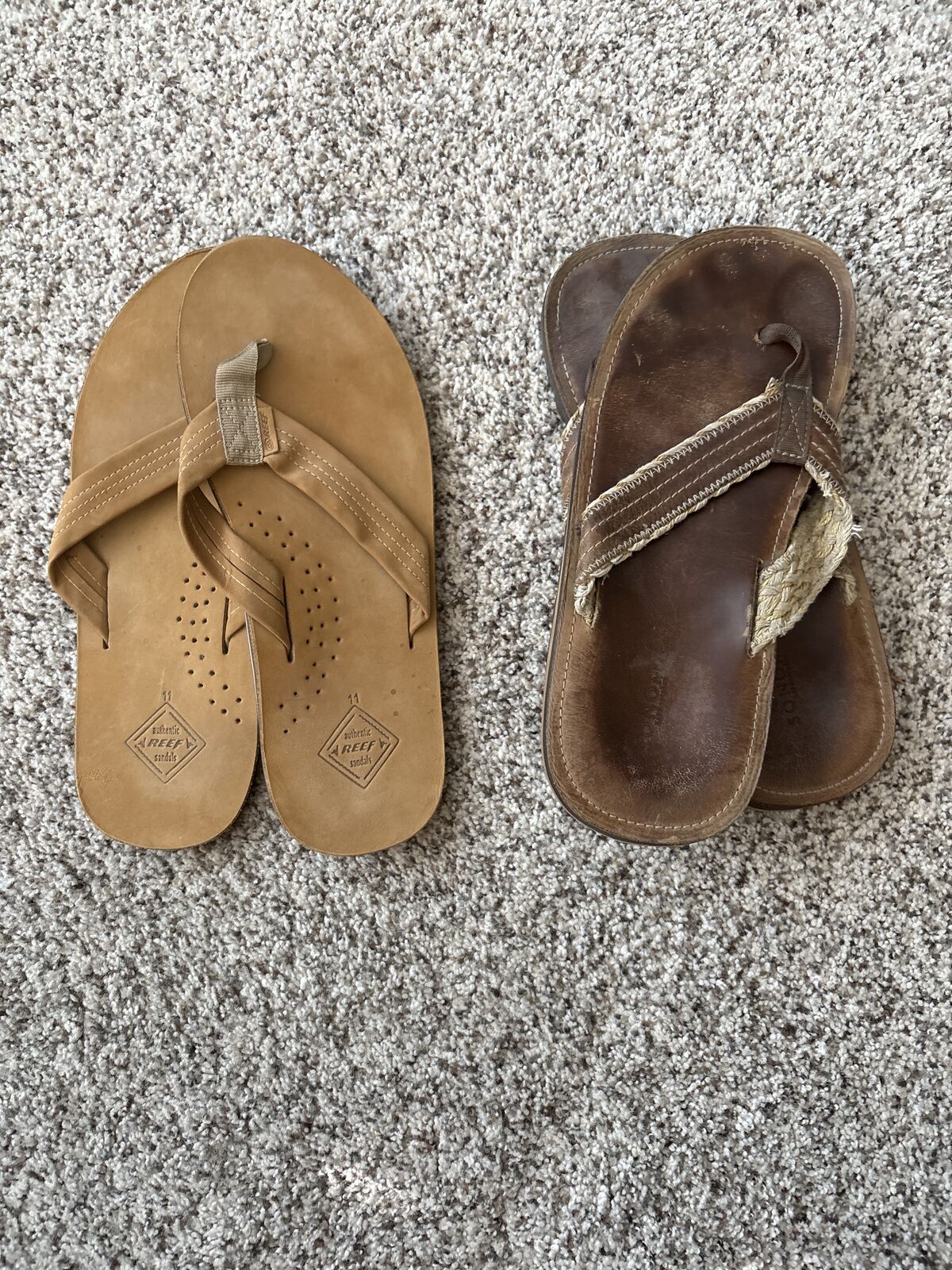 Mens10/11 flip flops