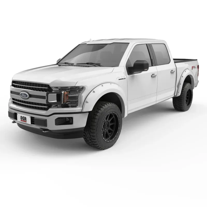 EGR Bolt-On Look Color Match Fender Flares for 2018-2022 Ford F-150 (Set of 4) Oxford White EGR 793574-Z1 F150