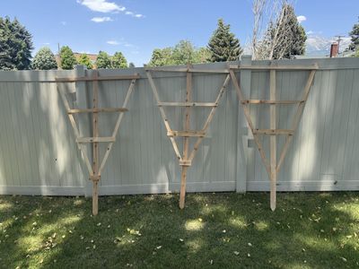 Handmade Cedar Wood Trellises for Climbing Vines