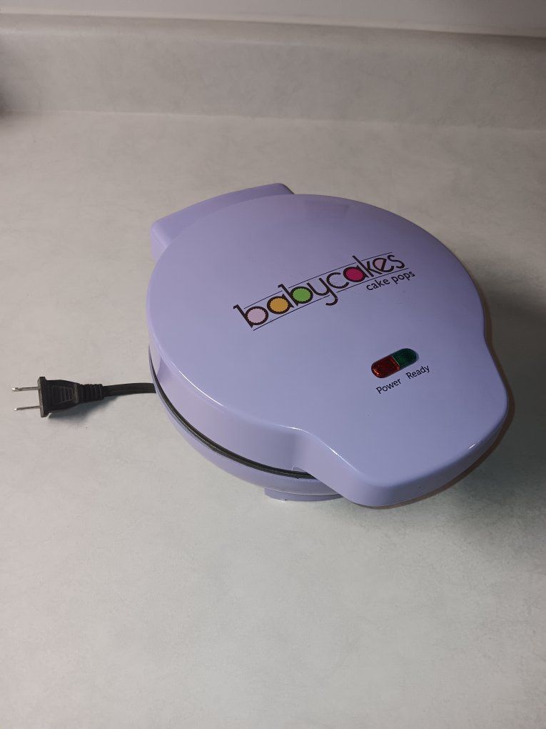 Babycakes CP-12 Cake Pop Maker, Lilac, Makes 12 Cake Pops, Includes Cooling Rack