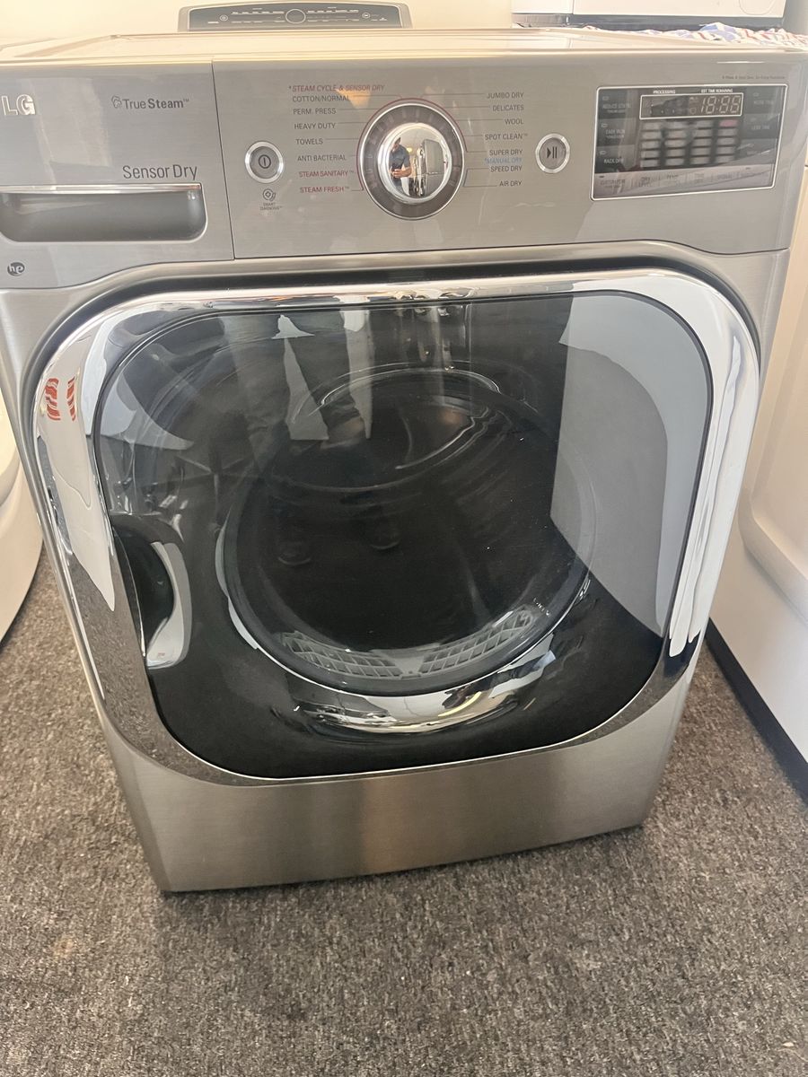 LG mega capacity electric dryer