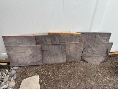 Decorative Concrete Stamping Mats - Assorted Patterns & Antique Release