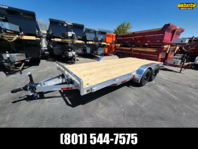 2026 Baughman Products 7X16 Aluminum Car Hauler Flatdeck Trailer