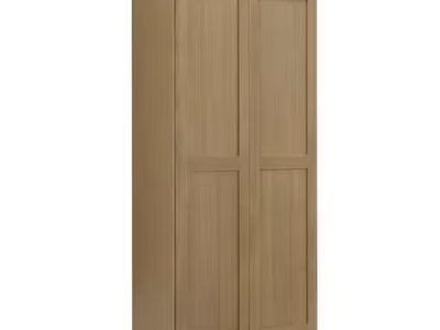 Hampton Bay Avondale 36 in. W x 84 in. H x 24 in. D Ready To Assemble Plywood Shaker Wide Pantry Cabinet in White Oak