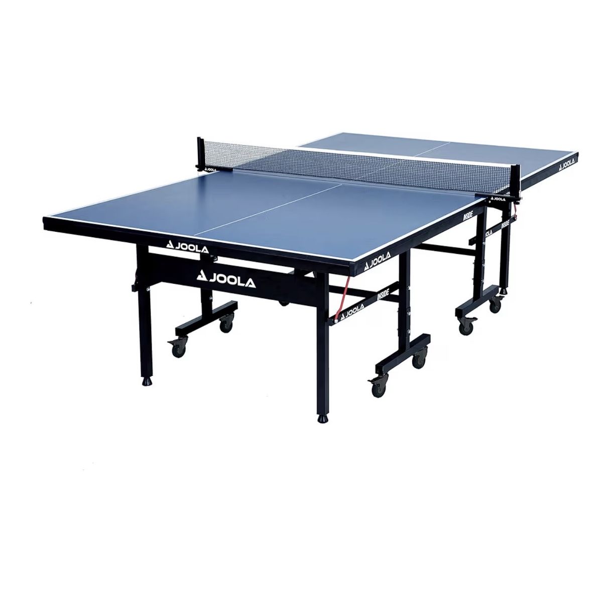 JOOLA Inside 18 Professional Indoor Ping Pong Table with Quick Clamp Table Tennis Net and Post Set