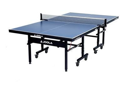 JOOLA Inside 18 Professional Indoor Ping Pong Table with Quick Clamp Table Tennis Net and Post Set