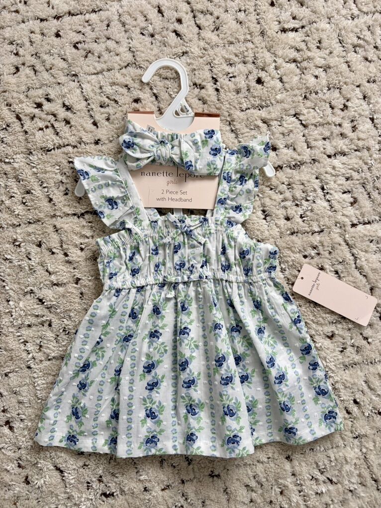 Baby Girl 2-Piece Dress Set