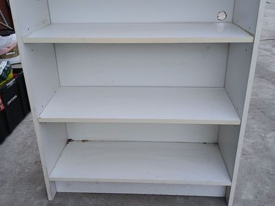 White shelf