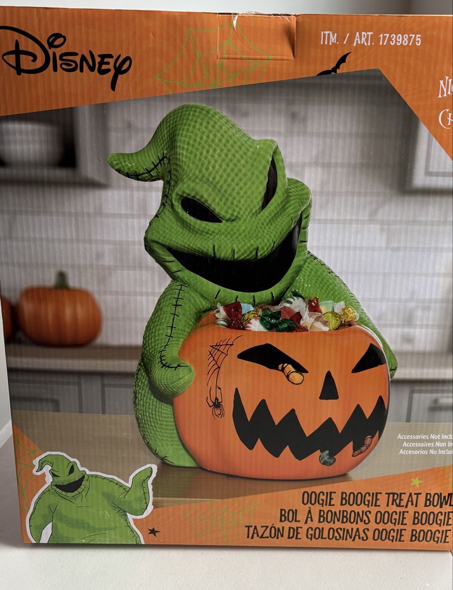 New Halloween Disney The Nightmare Before Christmas Oogie Boogie Treat Bowl
