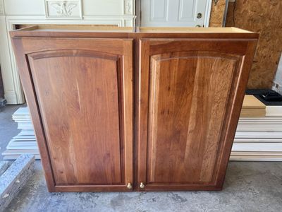 Cherry wood cabinet