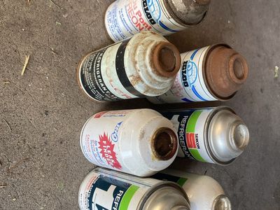 DuPont Freon-12 & Sercon R-12 Refrigerant Cans Lot